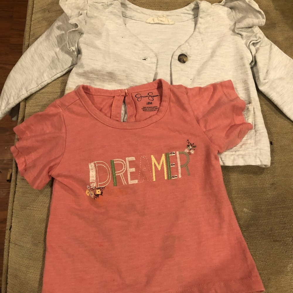 T-shirt with jacket